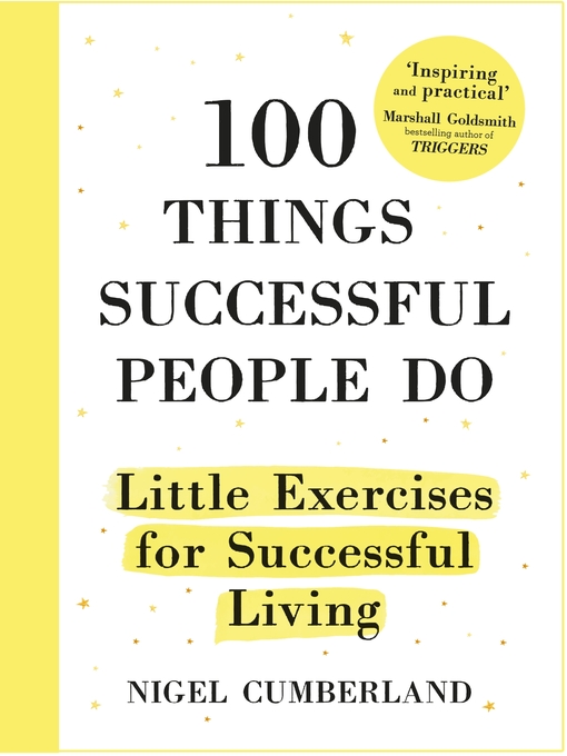 Title details for 100 Things Successful People Do by Nigel Cumberland - Wait list